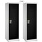 Adiroffice 15 in W, 15 in D, 48 in H, Steel ADI629-01-BLK-PKG-2 - alternate 1